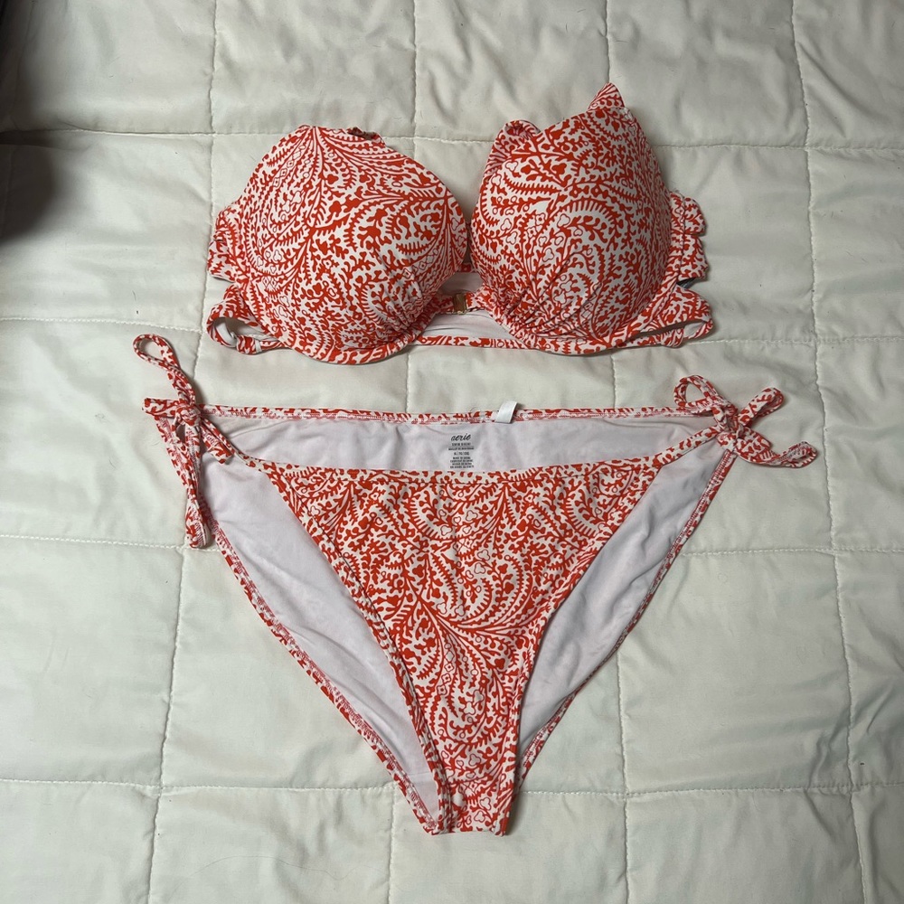 36D/XL Aerie bikini matching top and bottom